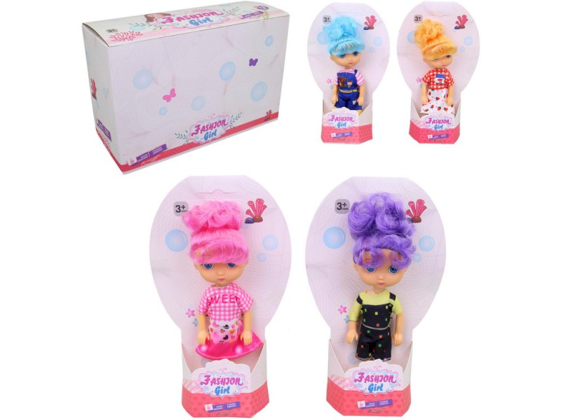 16818 - Panenka, 4 barvy, 12 kusů v boxu, 16 cm