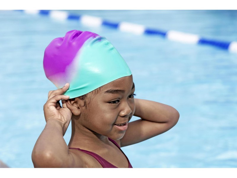 Lil'Color Wave Swim Cap