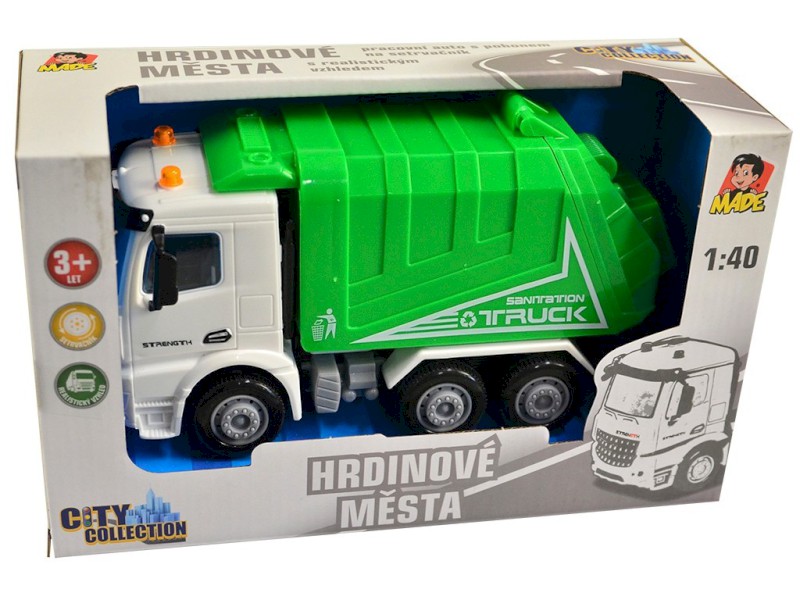 08124 - Auto popelářské na setrvačník, 16 cm