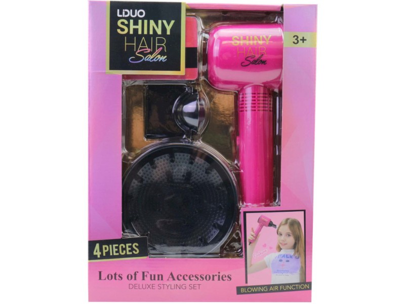 Vlasové studio fén, s bateriemi, 20 x 7 x 26cm