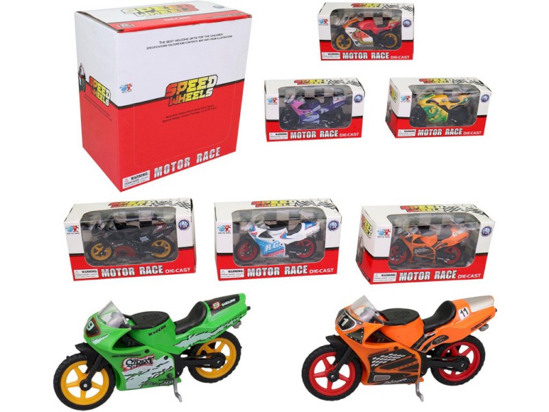 16669 - Motorka, 8 barev, 8,5 cm