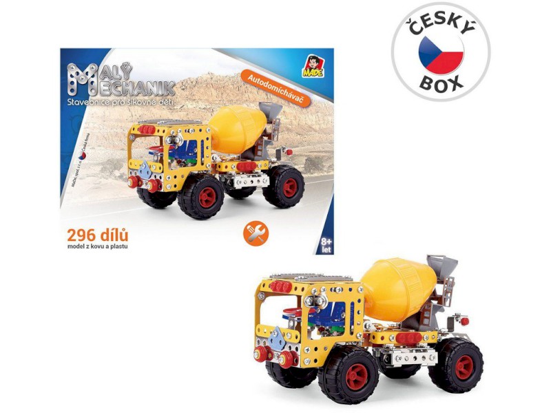 08339 - Malý mechanik - auto domíchávač, 296 ks, 28x37cm