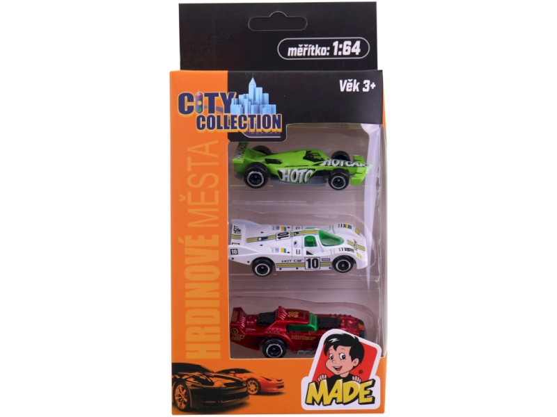 Auta kovová, závodní, 2 druhy