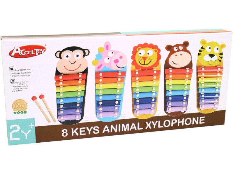 20317 - Dřevěný xylofon, 34 cm