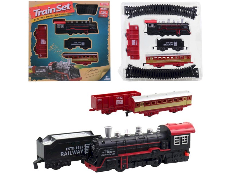 Vlaková souprava, na baterie, 25 x 25 cm