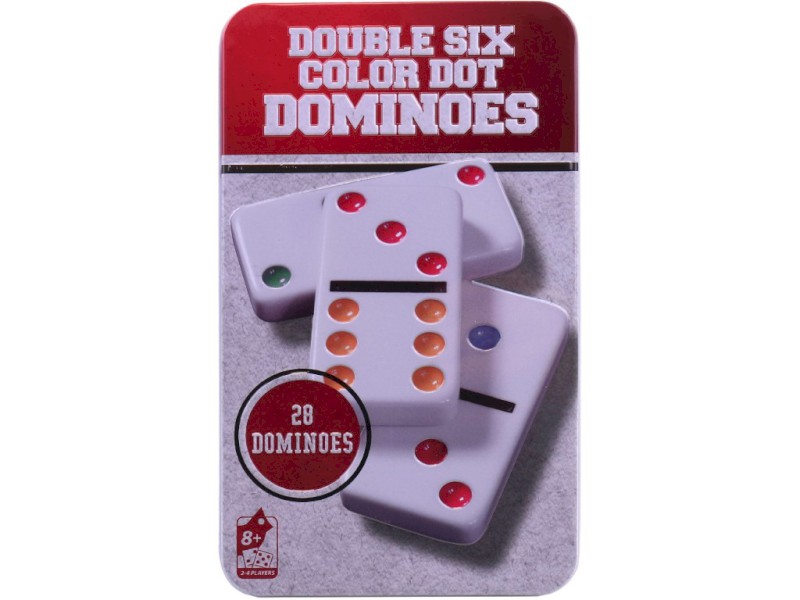 02516 - Domino v kovovém boxu 28 ks, 19x11cm