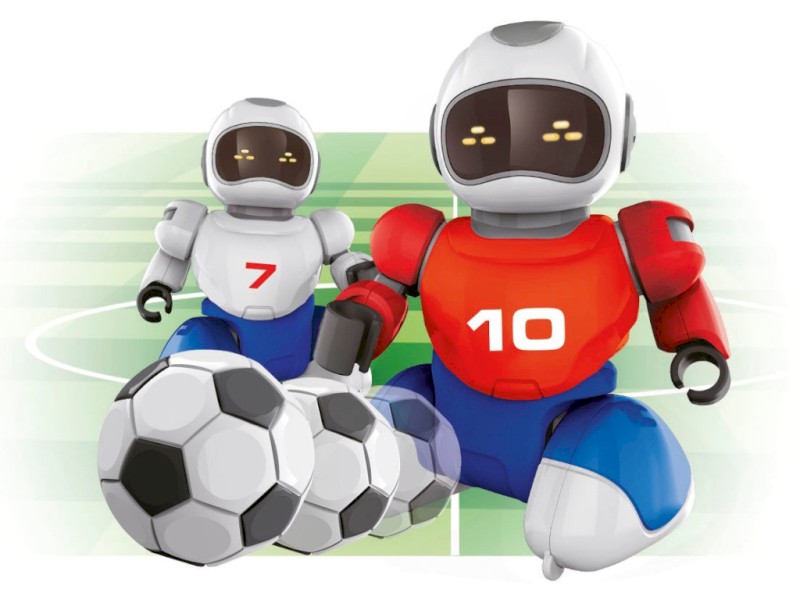 00925 - Robofotbal na dálkové ovládní, 2 ks + 2 branky, 36 x 24 cm