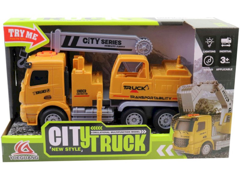 Auto jeřáb, na bateriemi