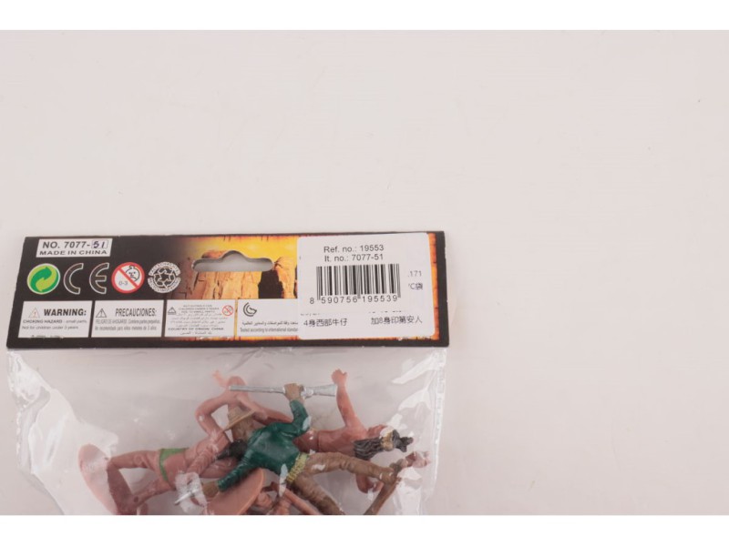 Souprava indiáni v sáčku, 19 x 16 cm