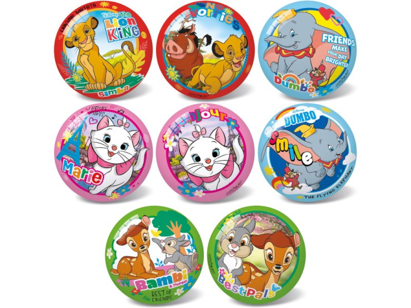 Míč CLASSICS DISNEY 11 CM ASSORTED (4 designs), 11 cm