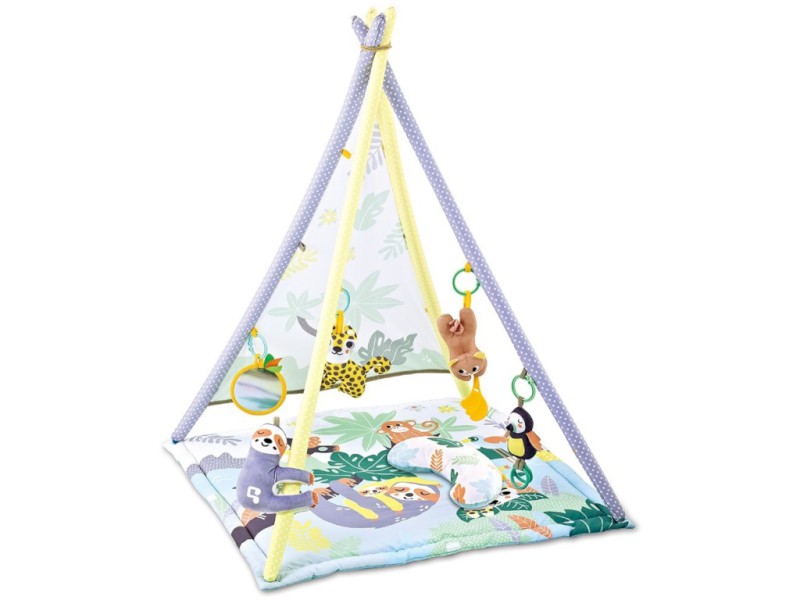 11465 - Podložka - stan, s hudbou, míčky a doplňky,  85 x 85 x 112 cm