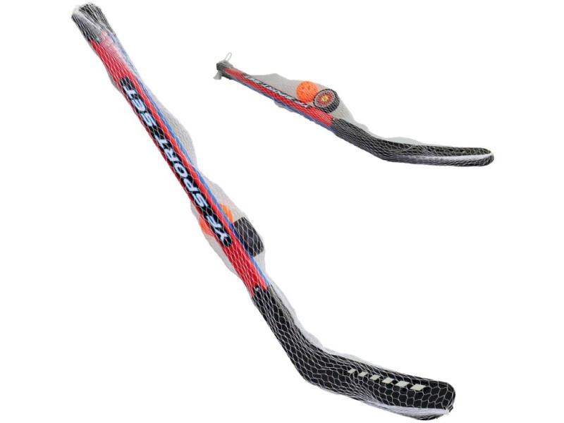 Hokejová souprava s pukem a míčkem, 90 cm