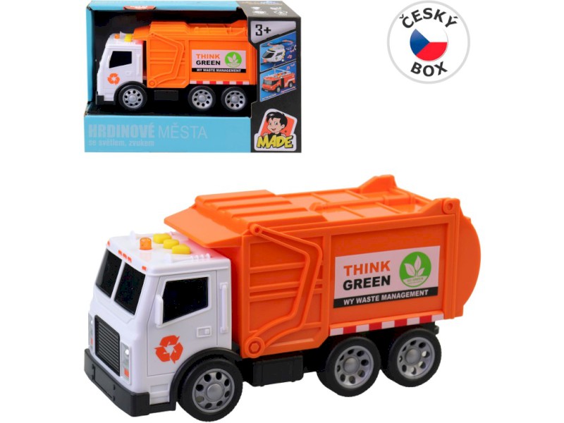 Auto popeláři, na baterie, světlo, zvuk